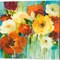 Flower Power by Lanie Loreth 14" x 14" Canvas Wall Art (Set of 2)